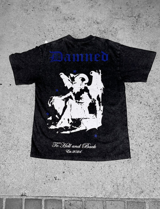 "Fallen" Tee Black & Blue